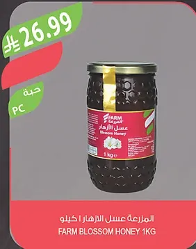 المزرعة عسل الأزهار ٣٥٠ غرام